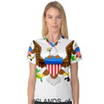 E8cftciweaqngbg V-Neck Sport Mesh Tee