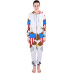 E8cftciweaqngbg Hooded Jumpsuit (Ladies) 
