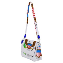 Shoulder Bag with Back Zipper 