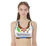 E8cftciweaqngbg Sports Bra with Border