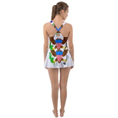 Ruffle Top Dress Swimsuit 