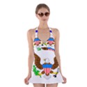Halter Dress Swimsuit  