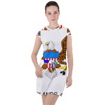 E8cftciweaqngbg Drawstring Hooded Dress