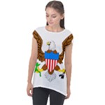 E8cftciweaqngbg Cap Sleeve High Low Top