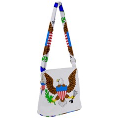 Zipper Messenger Bag 