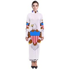 Turtleneck Maxi Dress 