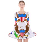 E8cftciweaqngbg Long Sleeve Velvet Skater Dress
