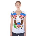 E8cftciweaqngbg Short Sleeve Front Detail Top