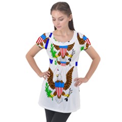 Puff Sleeve Tunic Top 