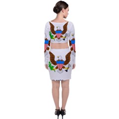 Long Sleeve Crop Top & Bodycon Skirt Set 