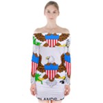 E8cftciweaqngbg Long Sleeve Off Shoulder Dress