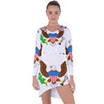 E8cftciweaqngbg Asymmetric Cut-Out Shift Dress