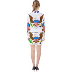 V-neck Bodycon Long Sleeve Dress 
