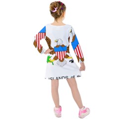 Kids  Long Sleeve Velvet Dress 