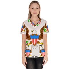 Women s V-Neck Scrub Top 