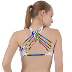 Criss Cross Racerback Sports Bra 