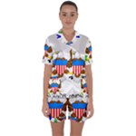 E8cftciweaqngbg Satin Short Sleeve Pajamas Set