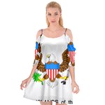 E8cftciweaqngbg Cutout Spaghetti Strap Chiffon Dress