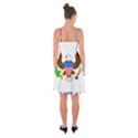 Ruffle Detail Chiffon Dress 
