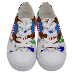 Kids  Low Top Canvas Sneakers 