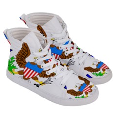 Women s Hi-Top Skate Sneakers 