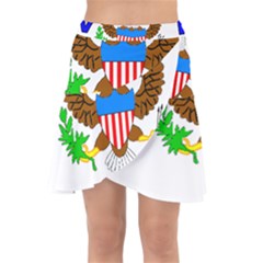 Wrap Front Skirt 