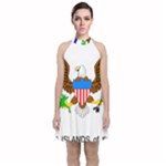 E8cftciweaqngbg Velvet Halter Neckline Dress 
