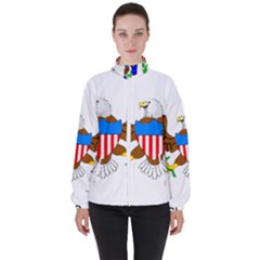 Women s High Neck Windbreaker 