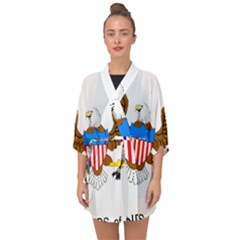 Half Sleeve Chiffon Kimono 
