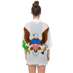 Half Sleeve Chiffon Kimono 