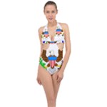 E8cftciweaqngbg Halter Front Plunge Swimsuit