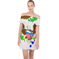 Off Shoulder Chiffon Dress 