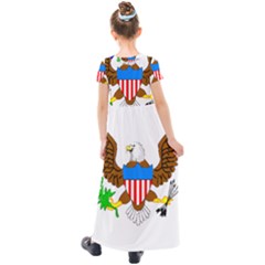 Kids  Short Sleeve Maxi Dress 