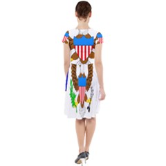Cap Sleeve Midi Dress 