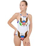 E8cftciweaqngbg High Neck One Piece Swimsuit