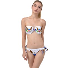 Twist Bandeau Bikini Set 