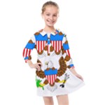 E8cftciweaqngbg Kids  Quarter Sleeve Shirt Dress