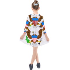 Kids  Quarter Sleeve Shirt Dress 