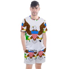 Men s Mesh T-Shirt and Shorts Set 