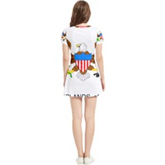Short Sleeve V-Neck Dress 