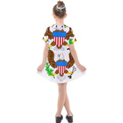 Kids  Short Sleeve Shirt Dress 