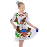 E8cftciweaqngbg Kids  Shoulder Cutout Chiffon Dress