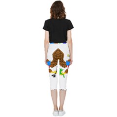 Inside Out Lightweight Velour Capri Leggings  
