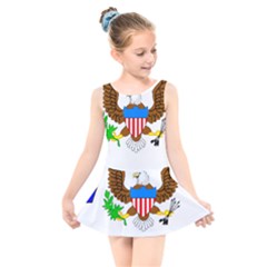 Kids  Skater Dress Swimsuit 