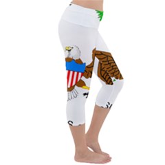 Lightweight Velour Capri Yoga Leggings 