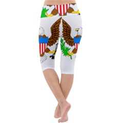 Lightweight Velour Cropped Yoga Leggings 