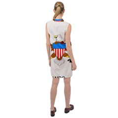 Sleeveless Shirt Dress 