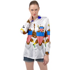 Long Sleeve Satin Shirt 