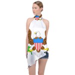 E8cftciweaqngbg Halter Asymmetric Satin Top