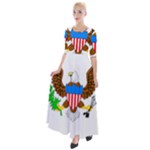 E8cftciweaqngbg Half Sleeves Maxi Dress